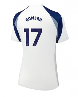 Billige Fotballdrakt Tottenham Hotspur Cristian Romero #17 Replika Hjemmedrakt Dame 2025-26 Kortermet